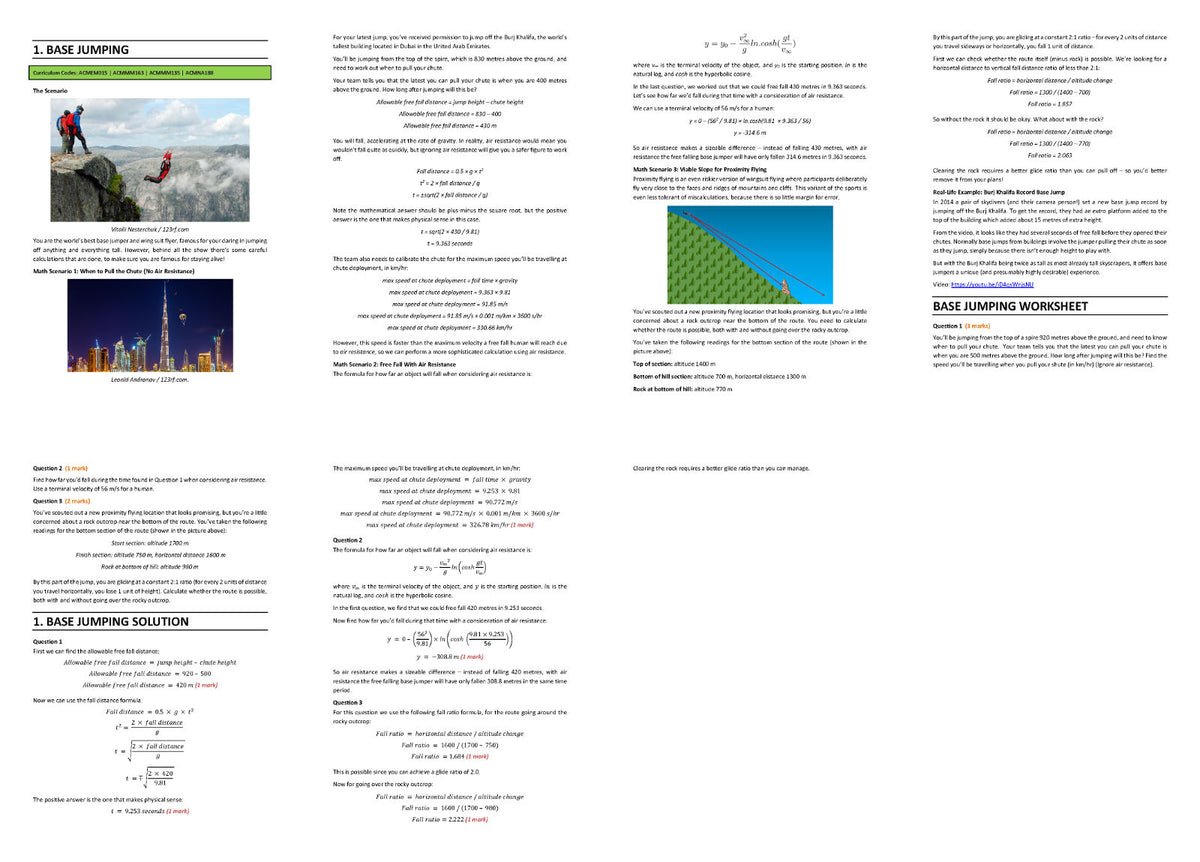 Thrillify: Base Jumping (E-book only) – Math Thrills